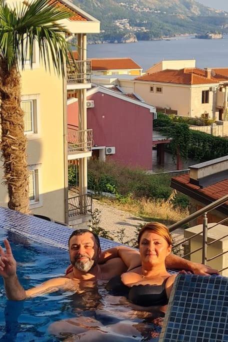 Modern Top Floor Sea View 3Br With Pools, Spa & Fitness Bečići Екстериор снимка