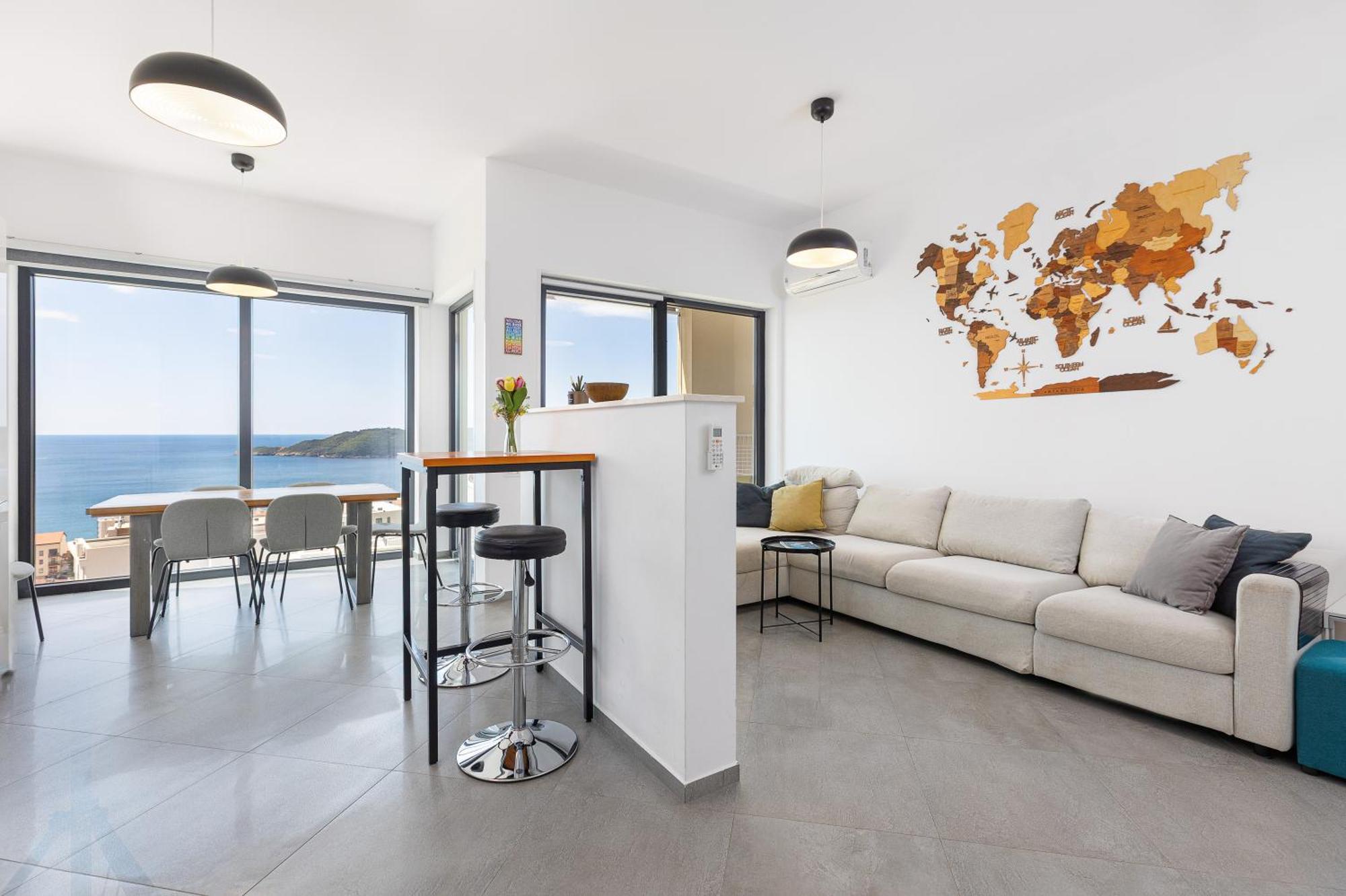 Modern Top Floor Sea View 3Br With Pools, Spa & Fitness Bečići Екстериор снимка