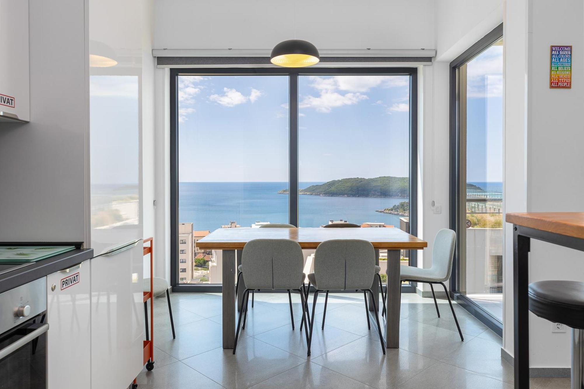 Modern Top Floor Sea View 3Br With Pools, Spa & Fitness Bečići Екстериор снимка